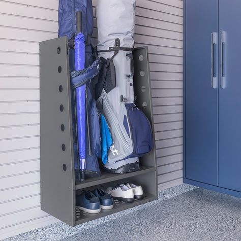 Specialty Garage Storage Racks Long Island Golf Equipment Storage, Garage Light Fixtures, Bicycle Storage Rack, Shelving Garage, Garage Storage Plans, Overhead Storage Rack, Slatwall Accessories, Led Garage Lights, Garage Storage Racks