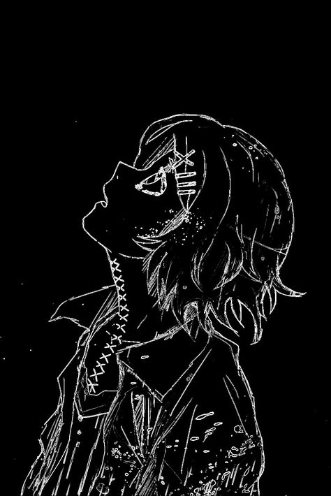 Anime Goth, Tokyo Ghoul Wallpapers, Lovecore Aesthetic, Tokyo Ghoul Manga, Juuzou Suzuya, Black And White Art Drawing, Comic Style Art, Dark Soul, Anime Crafts