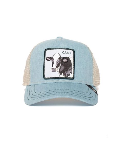 Cow Hat, Cash Cow, Cow Colour, Color Celeste, Goorin Bros, Fashion Cap, Long Sleeve Kids, Flat Cap, Light Blue Denim