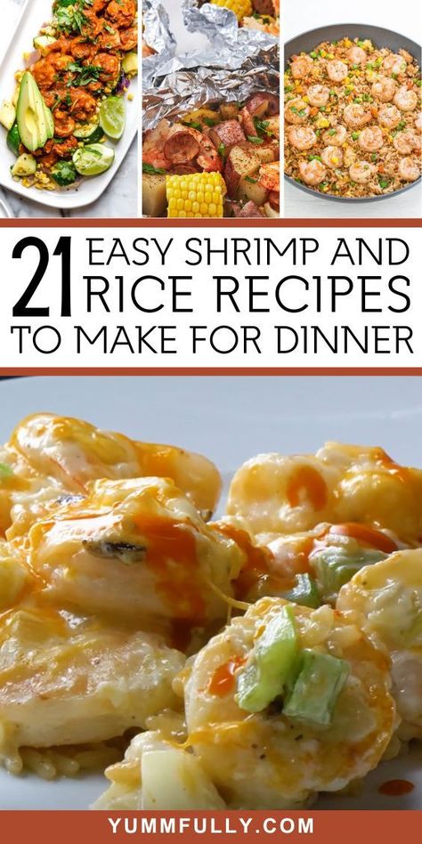 Simplify your dinner routine with these Easy Shrimp and Rice Recipes, where succulent shrimp and fluffy rice come together in a symphony of flavors. From spicy Cajun shrimp to savory garlic butter shrimp, these recipes promise easy and delicious meals that turn weeknight dinners into culinary delights. Shrimp Rice Recipes For Dinner, Shrimp Recipes For Dinner Rice, Shrimp With Rice Recipes, Easy Shrimp And Rice Recipes, Shrimp And Rice Recipes Easy, Shrimp Recipes With Rice, Easy Shrimp And Rice, Easy Shrimp Dinner Recipes, Shrimp Rice Recipe