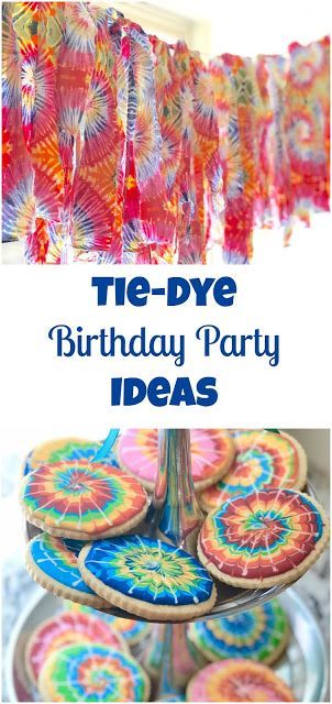 Fun party idea - a Tie Dye Birthday Party! Great party idea for older children or tweens! Tie Dye Birthday Party, Tie Dye Birthday, Birthday Party Girl, Emily Jane, Tie Dye Party, Tie Dye Kit, Tie Dye Crafts, How To Tie Dye, Fun Birthday Party