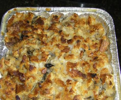 Oyster Casserole, Oyster Dressing Recipes, Baked Oyster Recipes, Oyster Stew Recipes, Canned Oysters, Scalloped Oysters, Oyster Stew, Louisiana Food, Recipes Savory