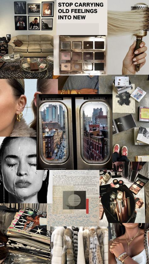 #it #itgirl #thatgirl #model #modeloffduty #aesthetic #moodboard #mood #nyc #NY #weekend Moodboard Aesthetic, Aesthetic Moodboard, It Girl, Mood Board, New York, Collage