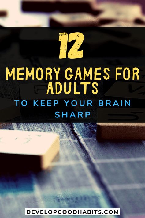 Brain Stimulation Activities, Memory Games For Seniors, Improve Memory Brain, Games To Improve Memory, Brain Games For Adults, Stimulation Activities, Brain Gym Exercises, Memory Strategies, Memory Exercises