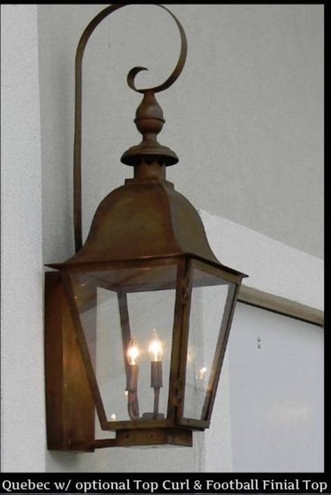 Copper Outdoor Lighting, Electric Lantern, Copper Light Fixture, Tower Light, Copper Lantern, Exterior Light Fixtures, Lantern Ideas, Lantern Pendant Lighting, House Outdoor