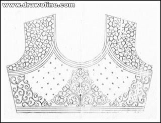 Hand Embroidery Designs For Beginners, Embroidery Designs Drawing, Easy Hand Embroidery Designs, Latest Blouse Design, Patterns For Embroidery, Embroidery Designs For Beginners, Easy Hand Embroidery, Aari Design, Birds Embroidery Designs