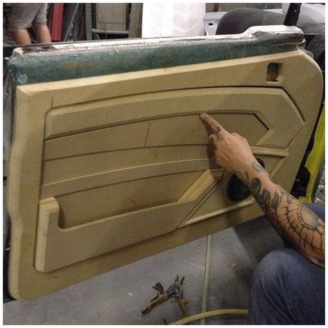 Door Panel Ideas, Car Interior Upholstery, Custom Car Audio, Car Interior Diy, Cars Interior, Automotive Upholstery, Vw Lt, Custom Cars Paint, Car Console