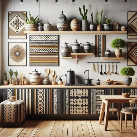 African Style Kitchen, Spanish Style Kitchen, African Interior Design, Ukrainian Style, African Interior, African Theme, African Style, Style Kitchen, Spanish Style