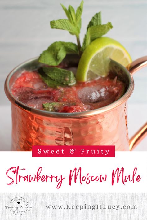 Celebrate Valentine's Day with a twist on a classic - my Strawberry Moscow Mule! This refreshing and romantic drink is perfect for toasting to love with its vibrant flavors and festive fizz. Not just for the adults, I've also crafted a delightful mocktail version that's sure to bring joy to the little ones. Head over to my blog for both recipes and make this Valentine's Day a celebration for everyone in the family. Cheers to love and laughter with every sip! Valentines Moscow Mule, Peach Moscow Mule Recipe, Watermelon Moscow Mule, Prickly Pear Moscow Mule, Strawberry Mint Moscow Mule, Romantic Drinks, Moscow Mule Recipe, Mule Recipe, Slice Of Lime