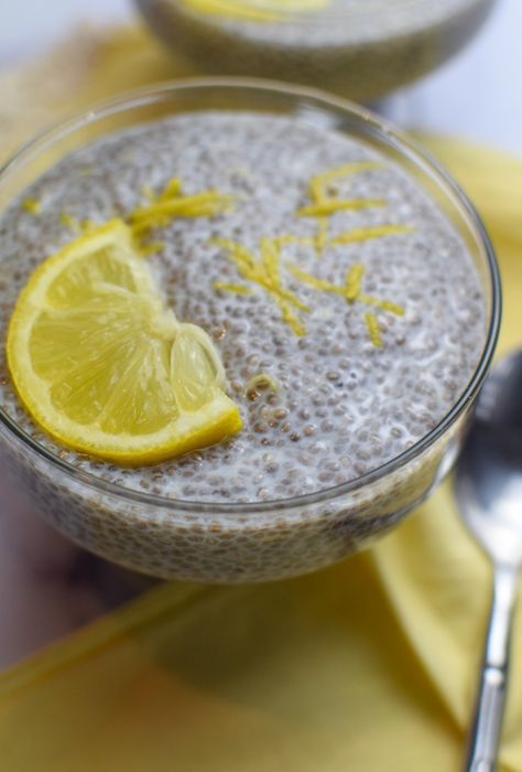 Lemon Chia Pudding, Chia Seed Pudding Coconut Milk, Liver Healthy Foods, Easy Chia Seed Pudding, Chia Pudding Recipes Healthy, Overnight Chia Pudding, Chia Pudding Recipe, Chia Seed Recipes Pudding, Chia Recipe