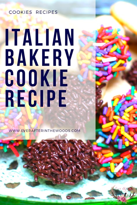 Italian Bakery Cookies, Bakery Cookie Recipes, Cookies Italian, Italian Butter Cookies, Bakery Cookies, Italian Christmas Cookies, Italian Cookie Recipes, Italian Bakery, Italian Pastries