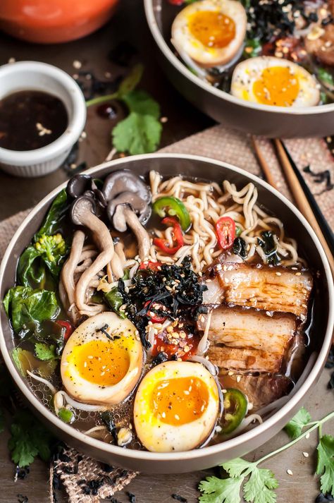 Miso Chashu Ramen Chashu Ramen, Ramen Ingredients, Garlic Fried Chicken, Ramen Toppings, Pork Ramen, Miso Ramen, Ramen Recipes, Pork Belly, A Bowl