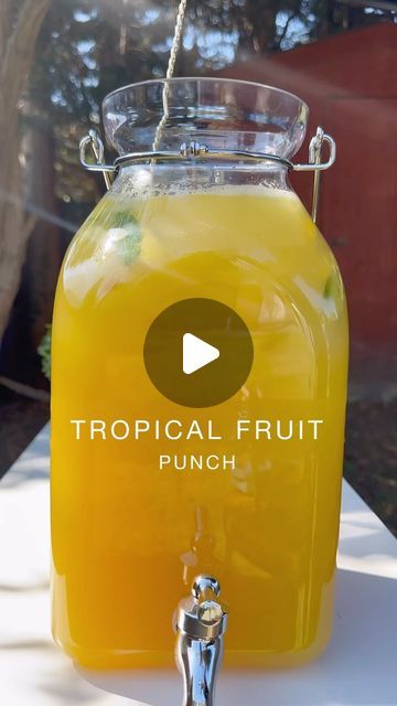 O Madalene Itebu on Instagram: "🐠🌴Delicious homemade tropical fruit punch using fresh fruit juice. Save this post for later and feel free to share this video 💛. 

Recipe:
4 Pineapples
7 Oranges
3 Large mangoes
2 Lemons (sliced)
1 Lime (sliced)
10 Mint leaves
1 Melon
1/4 Cup of ginger

#mango #lemon #lime #lemons #limes #citrusfruit #orange #oranges #pineapple #pineapples #juicing #juices #juicerecipes #juicingrecipes #freshjuice #freshjuices #homemadejuices #homemadejuice #coldpressedjuice" Orange And Pineapple Juice, Tropical Fruit Juice, Tropicana Orange Juice, Real Fruit Juice, Healthy Juice Drinks, Homemade Juice, Fresh Fruit Juice, Juicer Recipes, Freshly Squeezed Orange Juice