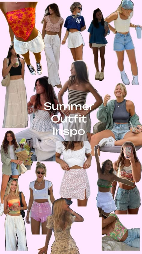 Brazil Aesthetic Outfits, Italy Summer Outfits, Outfit Ideaa, Brazil Aesthetic, Cute Summer Fits, France Outfits, Outfits For Mexico, Hawaii Outfits, Preppy Summer Outfits