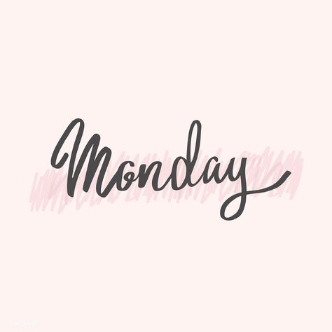 Monday Quotes Positive, Motivation Positive Thoughts, Monday Morning Humor, Monday Prayer, Today Is Monday, Monday (quotes), Fun Typography, Lash Quotes, Handwritten Typography