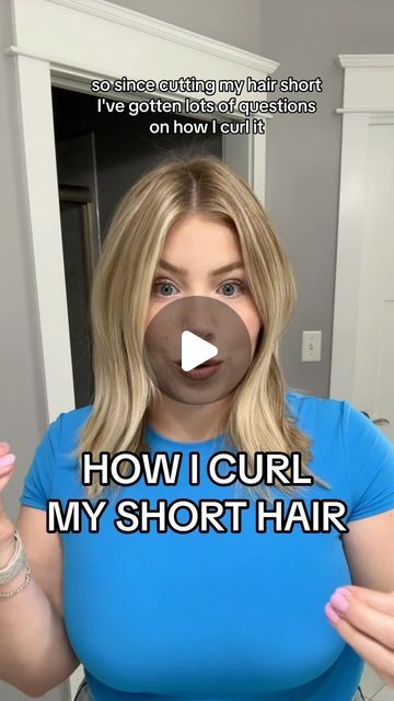 Curling Tongs How To Use, How To Curl Hair With Hot Rollers, How To Curl Long Bob, Bouncy Curls Short Hair, Tiny Curling Iron Curls, How To Use A Curling Wand, Kristin Bell Hair, How To Curl Short Hair With Curling Iron, Big Curls Short Hair