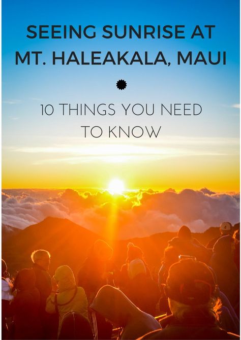 SUNRISE AT MT. HALEAKALA Maui Sunrise Haleakala, Maui Sunrise, Hawaiian Honeymoon, Haleakala Sunrise, Maui Honeymoon, Maui Hawaii Vacation, Early Riser, Car Sick, Trip To Maui