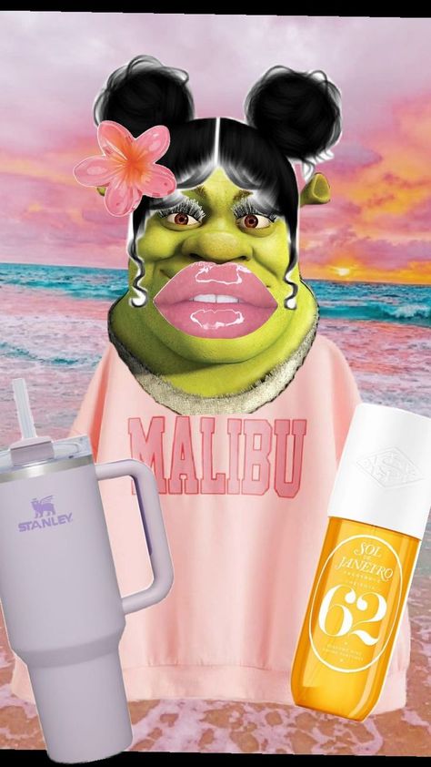 Preppy Shrek Baddie Shrek, Preppy Baddie, Shrek Funny, Cute Home Screen Wallpaper, Cute Home Screens, Cute Funny Pics, Sephora Skin Care, Crazy Funny Pictures, The Lorax