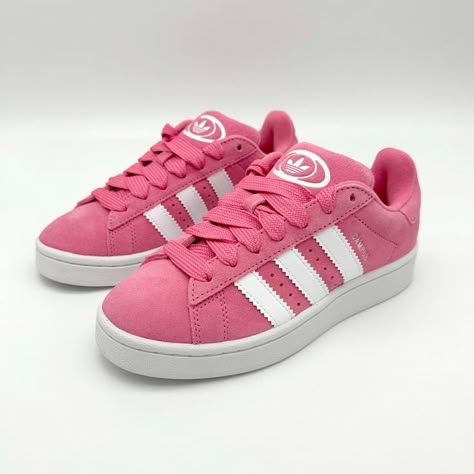 The Adidas Campus 00s Pink Fusion sneakers are a stylish and modern take on the classic Adidas Campus model that first came out in the 1980s. Let’s break down the main features and what makes these kicks special.  #adidas #adidascampus #adidascampus00s #pinkfusion Pink Adidas Campus 00s, Pink Campus Adidas, Pink Campus 00, Pink Adidas Campus, Adidas Campus Pink, Adidas Campus 00s Pink, Campus 00s Pink, Pretty Sneakers, Pink Campus