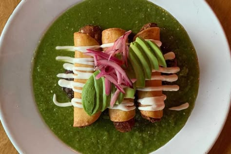 Best Mexican Restaurants in NYC: Where to Order the Best Mexican Food - Thrillist Mexican Food Presentation, Mexican Food Plating Ideas, Modern Mexican Cuisine, Mexican Plating Ideas, Mexican Fine Dining Recipes, Fancy Mexican Food Plating, Fancy Mexican Restaurant, Fine Dining Mexican Food, High End Mexican Food