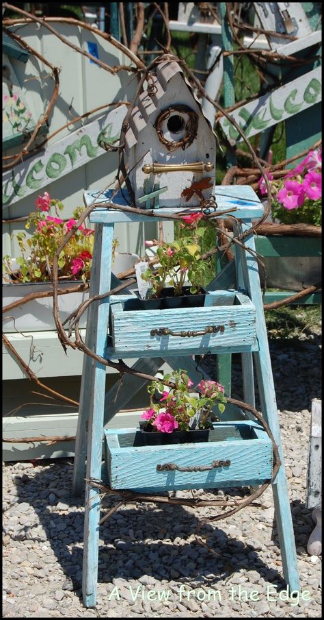 Step ladder decor