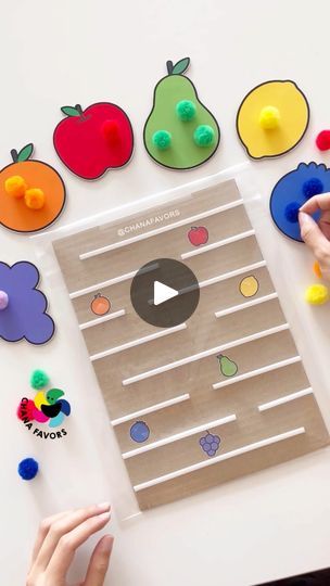 Introducing 'Pom Pom Finger Maze - Colorful Fruit Sort'—a vibrant and engaging DIY printable game! 🌈🧺 Foster fine motor skills as little fingers guide pom-poms through the maze to sort them onto matching fruits. 🍏🍊   Make learning a joyous adventure! Explore our Etsy store for this and more delightful activities. 🎉  #chanafavors #kidsactivities #learningisfun #finemotorskills #playideas #preschoolactivities #playandlearn | Chanafavors | Global Genius · Cotton Candy Kisses Fruit Activities For Toddlers, Fruits Activities For Preschool, Fruits And Vegetables Activities, Fine Motor Activities For Kids, Fruits For Kids, Printable Game, Games For Toddlers, 10k Views, Colorful Fruit