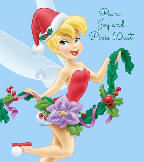 Disney Fairies Tinker Bell Merry Christmas pictures Christmas Tinkerbell, Disney Christmas Cards, Tinkerbell 3, Tinkerbell Pictures, Tinkerbell And Friends, Christmas Card Pictures, Peter Pan And Tinkerbell, Merry Christmas Pictures, Daily Blessings