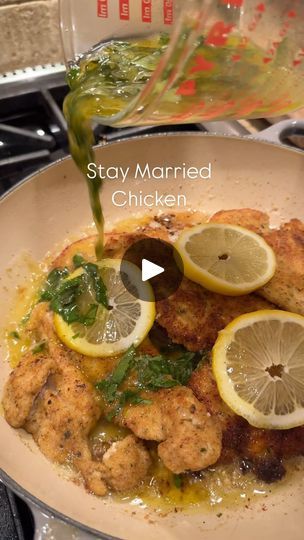 Leslie Stern Chicken Limone, Stay Married Chicken, Chicken Delight Recipe, Chicken Limone, Sliced Lemon, Marry Me Chicken Recipe, Marry Me Chicken, Instagram Recipes, Lemon Chicken Recipe