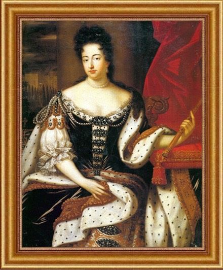 Queen Mary by Sir Godfrey Kneller (location unknown to gogm) | Grand Ladies | gogm Queen Mary Ii, House Of Stuart, Show Queen, Royal Portraits, Court Dresses, Queen Of Scots, Mary Queen Of Scots, English History, Queen Of England