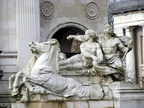 Hades (Pluto) and Persephone, the king and queen of underworld. Hades Persephone, Cardiff University, Greek Mythology Gods, Greek Statues, Roman Gods, Greek Gods And Goddesses, Greek And Roman Mythology, Hades And Persephone, Roman Mythology