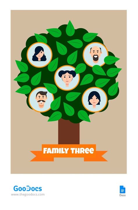 Do you got a school assignment and don't know how to complete it? Or do you want to create a family tree to present to all your relatives? Then you can use the Green Family Tree template completely free of charge. Here you can easily add the necessary photos, descriptions, and everything you need to complete your project. #GoogleDocs #freetemplate #FamilyTree Tree Printable Free, Family Tree Templates, Genealogical Tree, Family Tree Drawing, Free Family Tree Template, Create A Family Tree, Blank Family Tree, Family Tree Printable, Tree Project