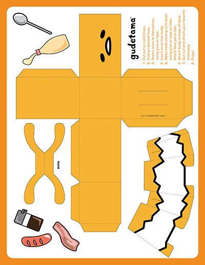 Hello Kitty Keroppi, Origami Templates, Hello Kitty Printables, Hello Kitty Crafts, Paper Toys Template, Instruções Origami, Office Birthday, Badtz Maru, Paper Doll Template