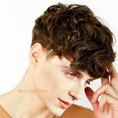 Timothée:He looks much better with short hair...😉🤟🏻😉 Fancy Short Hair, Celeb Hair, Cool Short Hairstyles, Timmy T, Short Curly Haircuts, Heck Yeah, Hair 2018, Curly Hair Men, Boys Haircuts