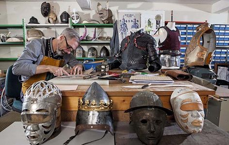 The costume-prop maker: 'I think of myself as a problem solver with a bit of artistry chucked in' - Country Life Prop Master, Prop Maker, Prop Making, Problem Solver, Think Of Me, Country Life, Photo Inspiration, New Art, Collage