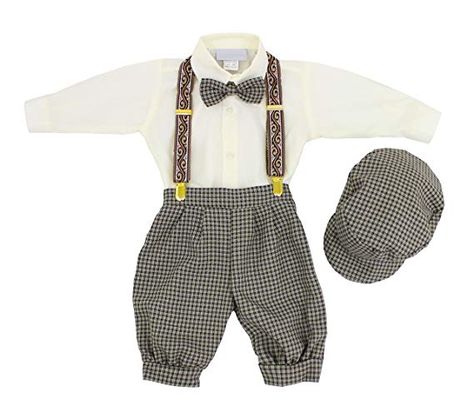 Amazon.com: Luca Gabriel Vintage Baby Boys Toddlers Houndstooth Knicker Sling Set: Clothing Puma Outfits, Families Aesthetic, Knickers Pants, Outfit Beige, Vintage Baby Boys, Vintage Baby Clothes, Baby Boy Clothing Sets, Vintage Toddler, Beige Plaid