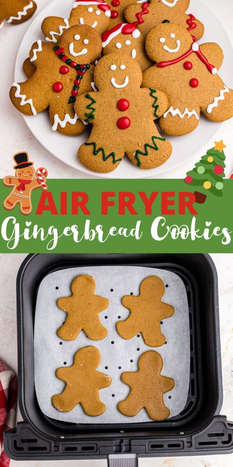 Emily Enchanted, Spiced Cookies, Easy Gingerbread Cookies, Air Fryer Recipes Snacks, Chewy Gingerbread Cookies, Soft Gingerbread Cookies, Christmas Cookie Recipe, Easy Holiday Desserts, Delicious Christmas Cookies