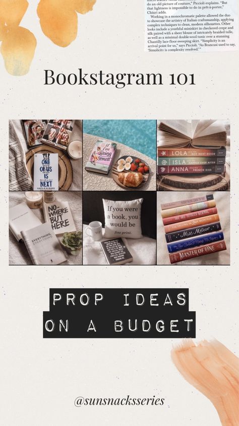 Bookstagram Advice: Photo Props Ideas on a Budget – Sun Snacks Series Bookstagram Props Ideas, Bookstagram Props, Photo Props Ideas, Pretty Breakfast, Props Ideas, Buy Succulents, Monochromatic Palette, Prop Making, Real Plants