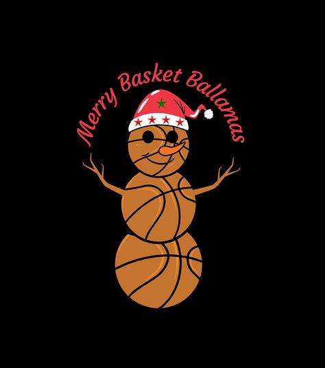 Basketball Christmas Wallpaper, Basketball Locker Decorations, Funny Christmas Cards Diy, Cool Basketball Wallpapers, Basketball Christmas, Basketball Accessories, Basketball Png, Funny Snowman, Locker Decorations