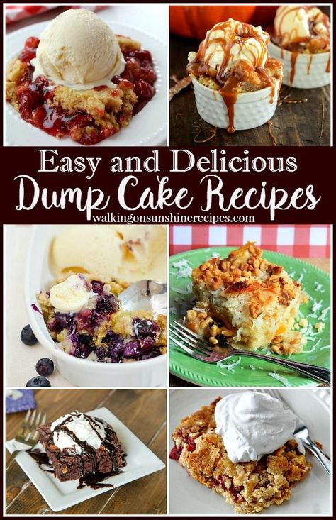 Easy Dump Cake Recipes, Cake Mix Banana Bread, Easy Dump Cake Recipe, Cherry Dump Cake, Blueberry Dump Cakes, Peppermint Recipes, Dump Cakes, Walking On Sunshine, Chocolate Heaven