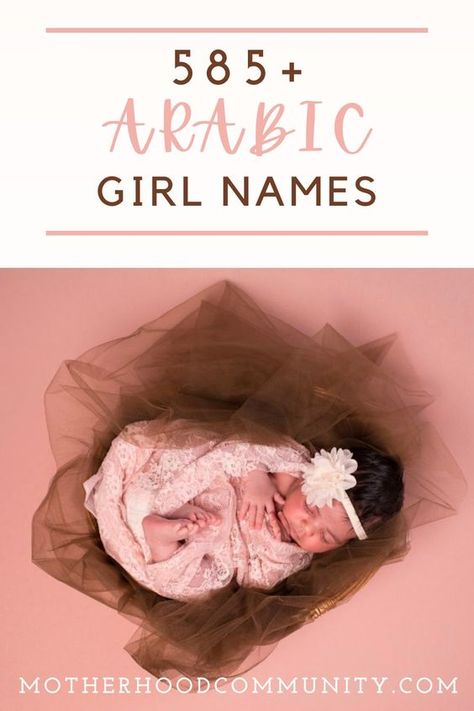 This post about 585+ Arabic Girl Names includes both traditional and trendy options for you to choose from. An Arabic name can be a beautiful and exotic option for your little girl. They aren’t just for Muslim baby girls. These beautiful name options include an extensive list and will help you find the perfect name for your new addition. Arabic Baby Girl Names With Meaning, Muslim Girl Names List With Meaning, Arabic Girl Names, M Girl Names, L Baby Girl Names, Modern Baby Girl Names, Greek Girl Names, Muslim Baby Girl Names, Arabic Girl