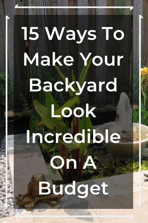 These people made their backyards look incredible and here's how you can do the same! diy | diy home decor | outdoor ideas | backyard ideas | backyard diy | outdoor diy | gardens | garden diy | budget backyard | budget | design on a dime | Diy Budget Backyard, Outdoor Ideas Backyard, Gravel Backyard, Design Per Patio, Kleiner Pool Design, Easy Backyard Diy, Backyard Upgrades, Cheap Backyard, Backyard Oasis Ideas