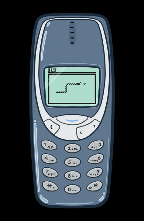 90s Drawings, Nostalgic Stickers, Nostalgia Drawing, 90s Stickers, Nokia 3310, 1990s Nostalgia, Y2k Stickers, Snake Game, Phone Template