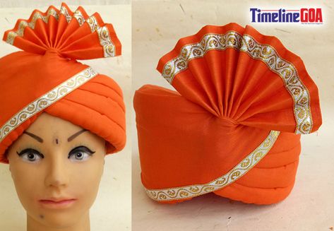 Pheta is the Marathi name for the traditional turban worn in Maharashtra, and also in Goa. In ceremonies such as weddings, festive and cultural and religious celebrations as well it is common to wear Pheta. In many parts it is customary to offer male dignitaries a traditional welcome by offering a Pheta to wear.  In the past, wearing a Pheta was considered a mandatory part of clothing.  In Goa you can either see people wearing it for Shigmotsav, Religious celebrations, Festivals and Weddings. Theme Costumes, Costume Themes, Girls Wear, Goa, Mumbai, The Past, Weddings, Festival, Celebrities