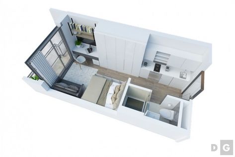 A look inside Cape Town’s new R1 million “micro” apartments Micro Apartment Interior Design, Officetel Interior Studio Apartments, Micro Studio Apartment Layout, Micro Apartment Layout, Micro Apartment Floor Plans, Micro Studio Apartment Ideas, Japanese Micro Apartment, Microapartments Plan, Studio Type Condo Floor Plan