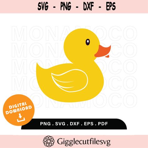 Free Duck Svg Files For Cricut, Duck Svg Free, Duck Vector, Demo Derby, Duck Crafts, Derby Cars, Rubber Ducky, Silhouette Projects, Rubber Duck