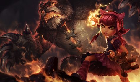 Annie's new splash art. Looks bitching. "You smell like burning!" // Via SurrenderAt20.net Annie League Of Legends, Lee Sin, League Legends, League Of Legends Game, Legend Games, League Of Legends Characters, Splash Art, Widescreen Wallpaper, Lol League Of Legends