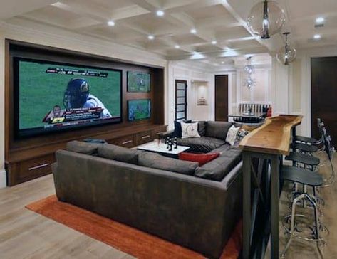 Basement Color Schemes, Basement Colors, Home Basement, Basement Designs, Man Cave Room, Game Room Basement, Man Cave Basement, Basement Living Rooms, Game Room Family