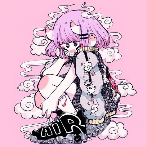 Pastel Goth Art, Art Mignon, Art Kawaii, Goth Art, Art Et Illustration, Art And Illustration, Cute Art Styles, Pastel Art, Kawaii Art