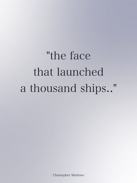 A Thousand Ships, Christopher Marlowe, The Gingerbread Man, Gingerbread Man, A Face, My Eyes, The Face, Poetry, Product Launch