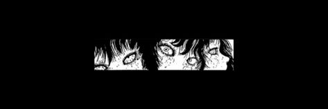 #junji ito #ito #headers #black #aesthetic #manga #horror #anime #japan Black Aesthetic Facebook Cover Photo, Anime Black Header, Horror Headers Twitter, Anime Cover Photo Facebook Aesthetic, Junji Ito Header, Black Cover Photo Facebook, Junji Ito Banner, Horror Header, Black Banner Aesthetic